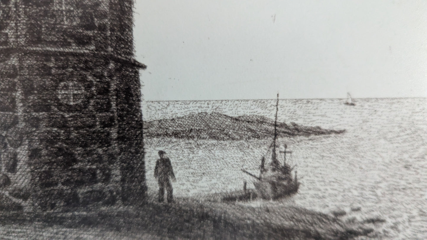 Simo Hannula - Vanha Majakka (Signeerattu Etsaus, 1978)