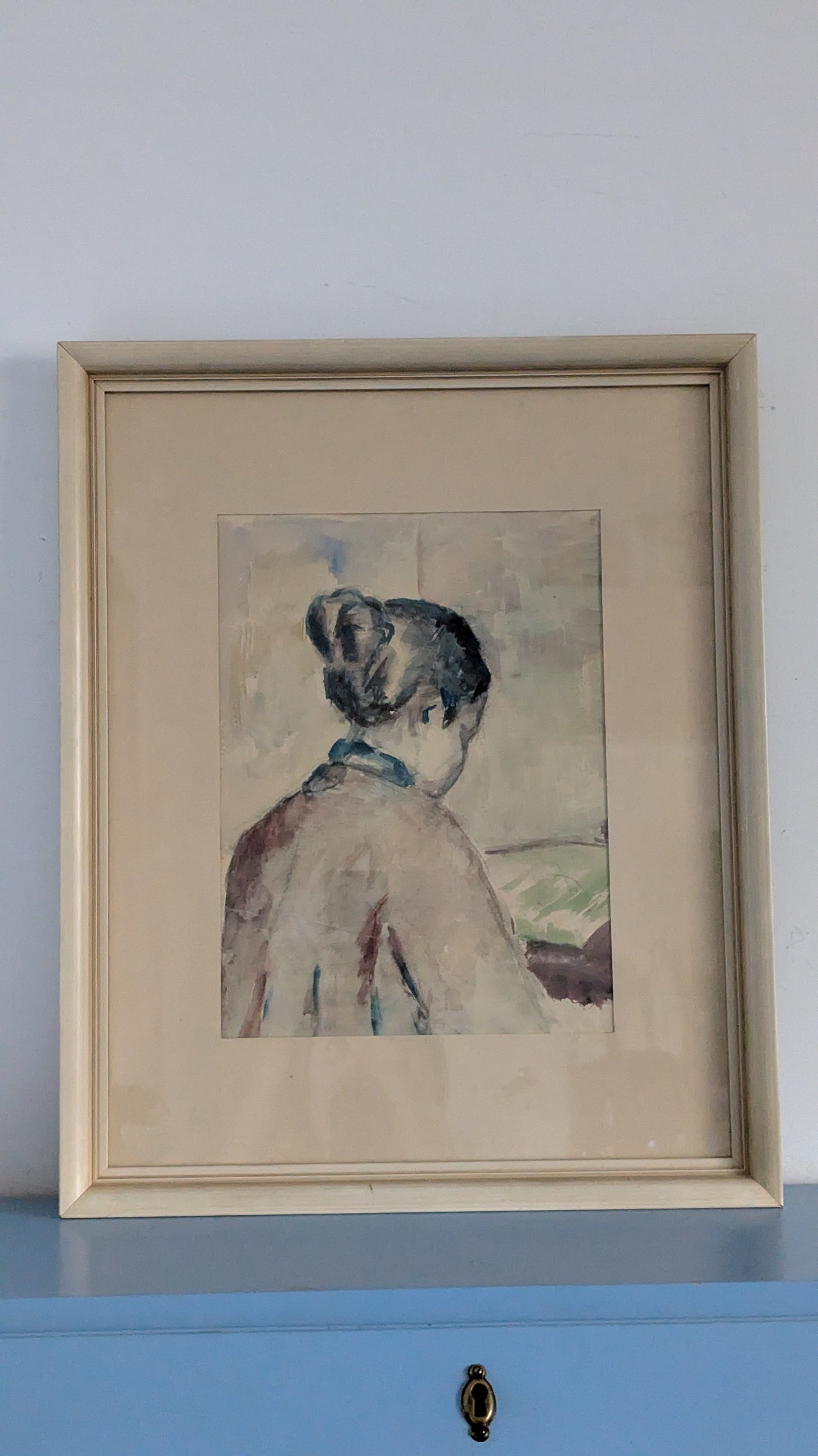 Kalle Carlstedt - Emmi Ompelee (Akvarellimaalaus)