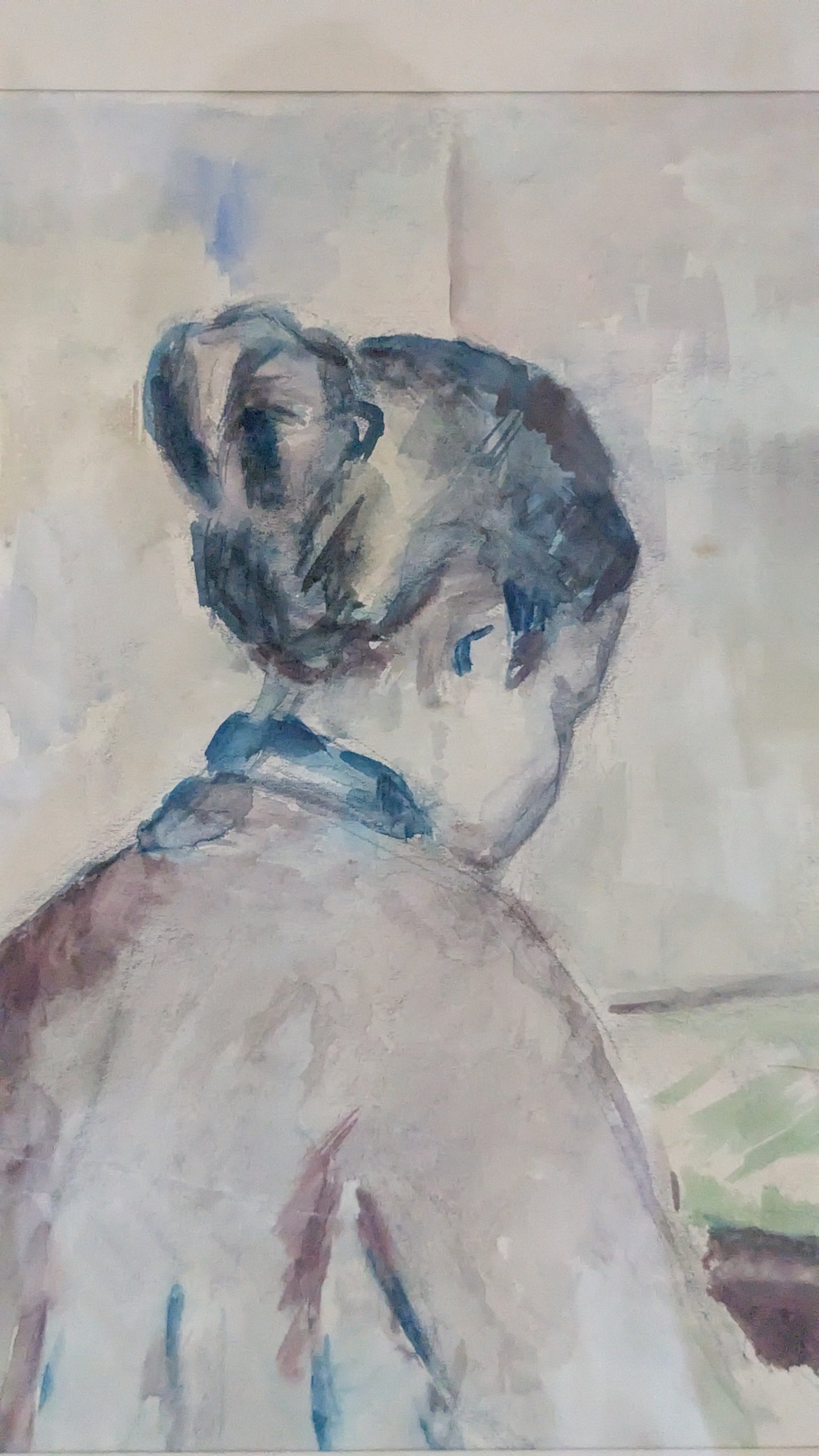 Kalle Carlstedt - Emmi Ompelee (Akvarellimaalaus)