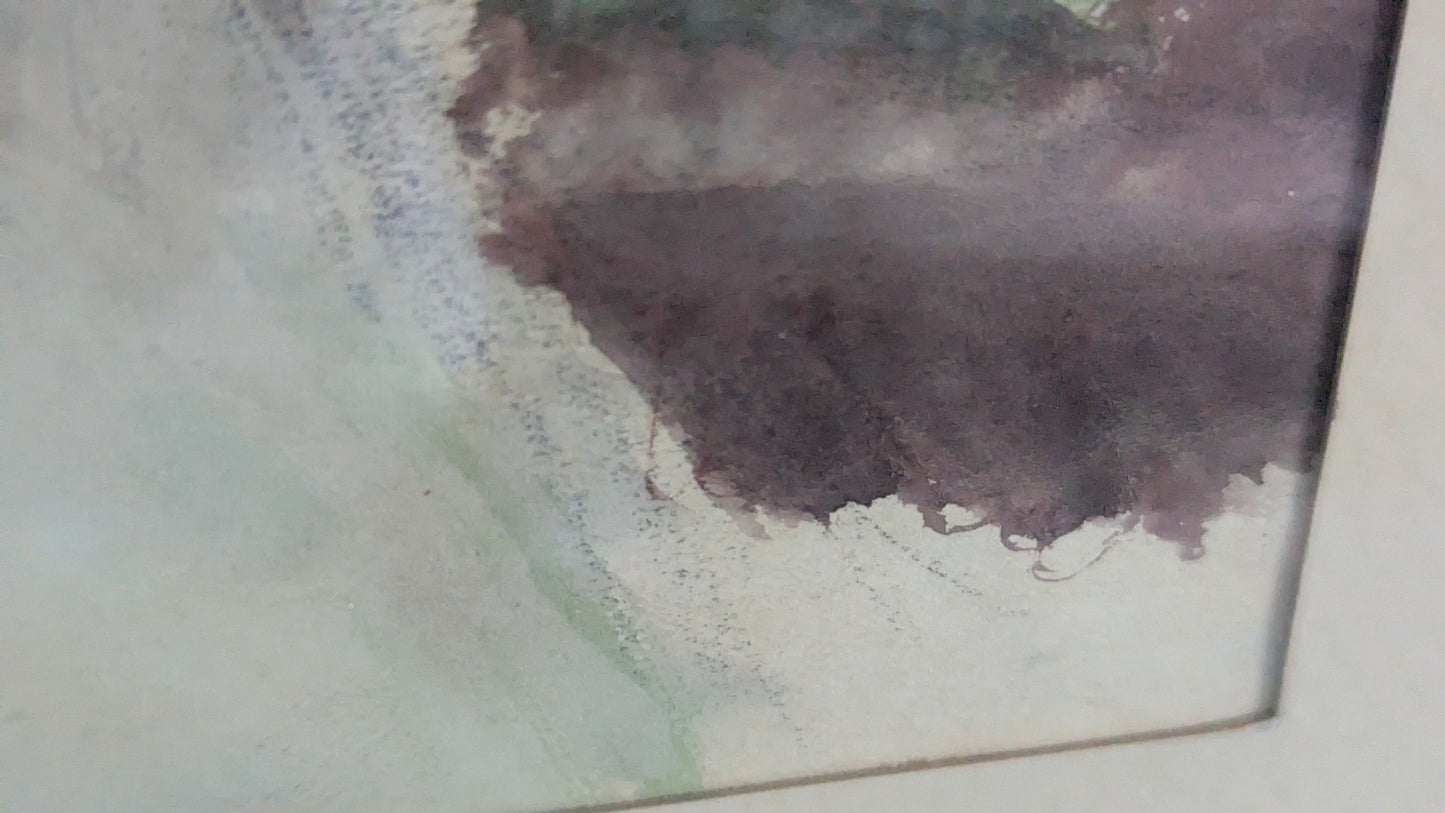 Kalle Carlstedt - Emmi Ompelee (Akvarellimaalaus)