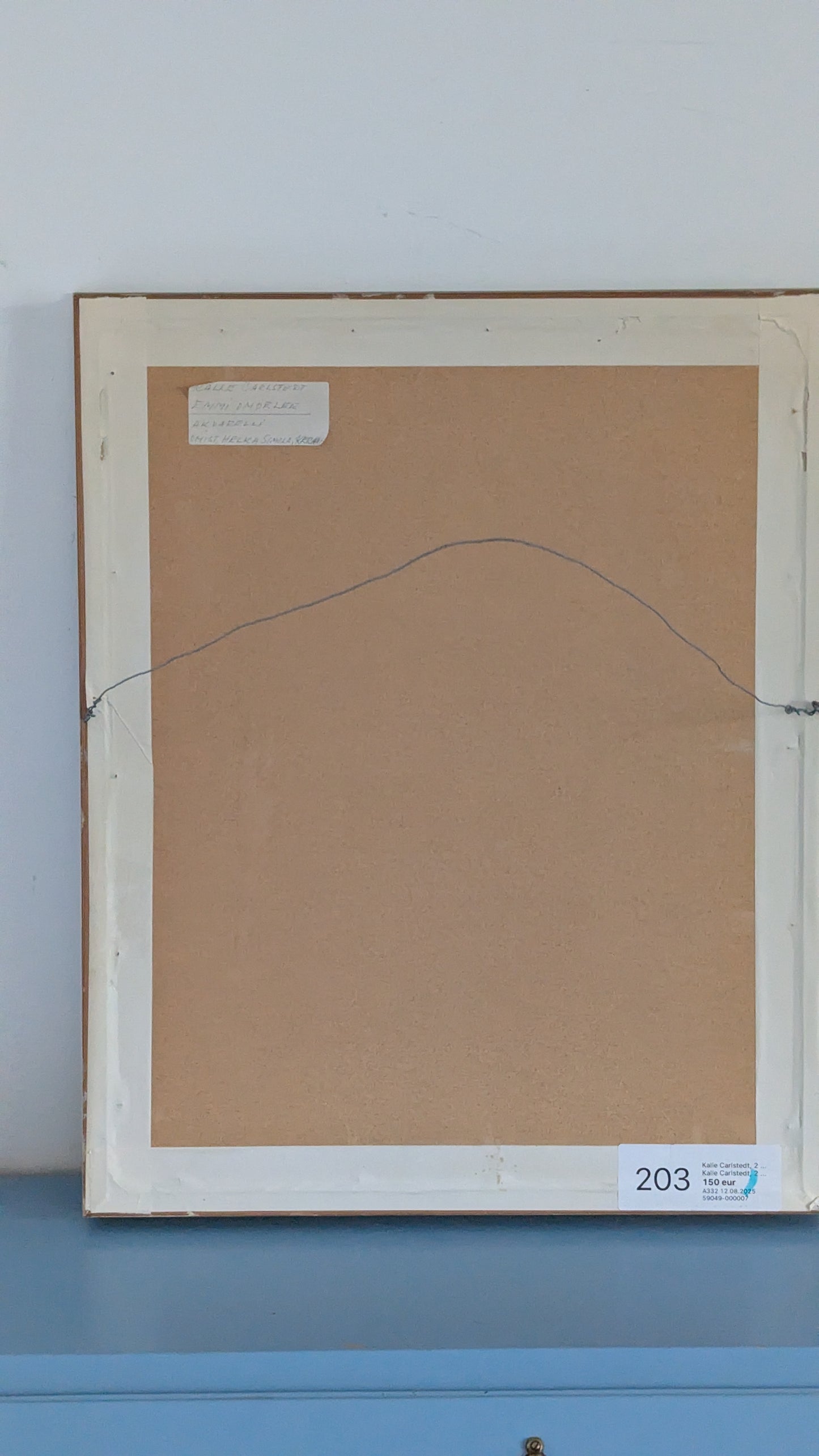 Kalle Carlstedt - Emmi Ompelee (Akvarellimaalaus)