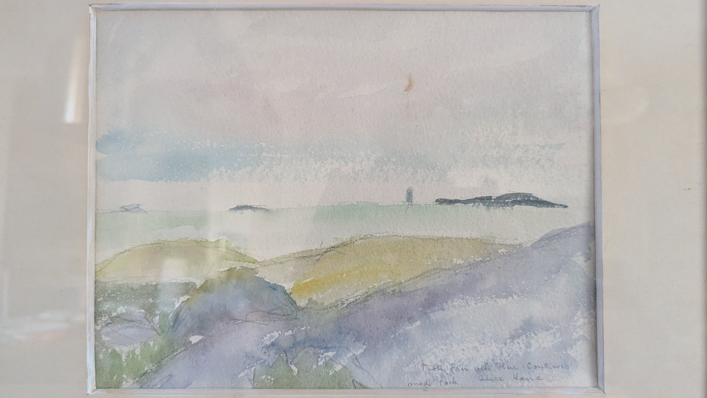 Alice Kaira - Signeerattu Akvarellimaalaus