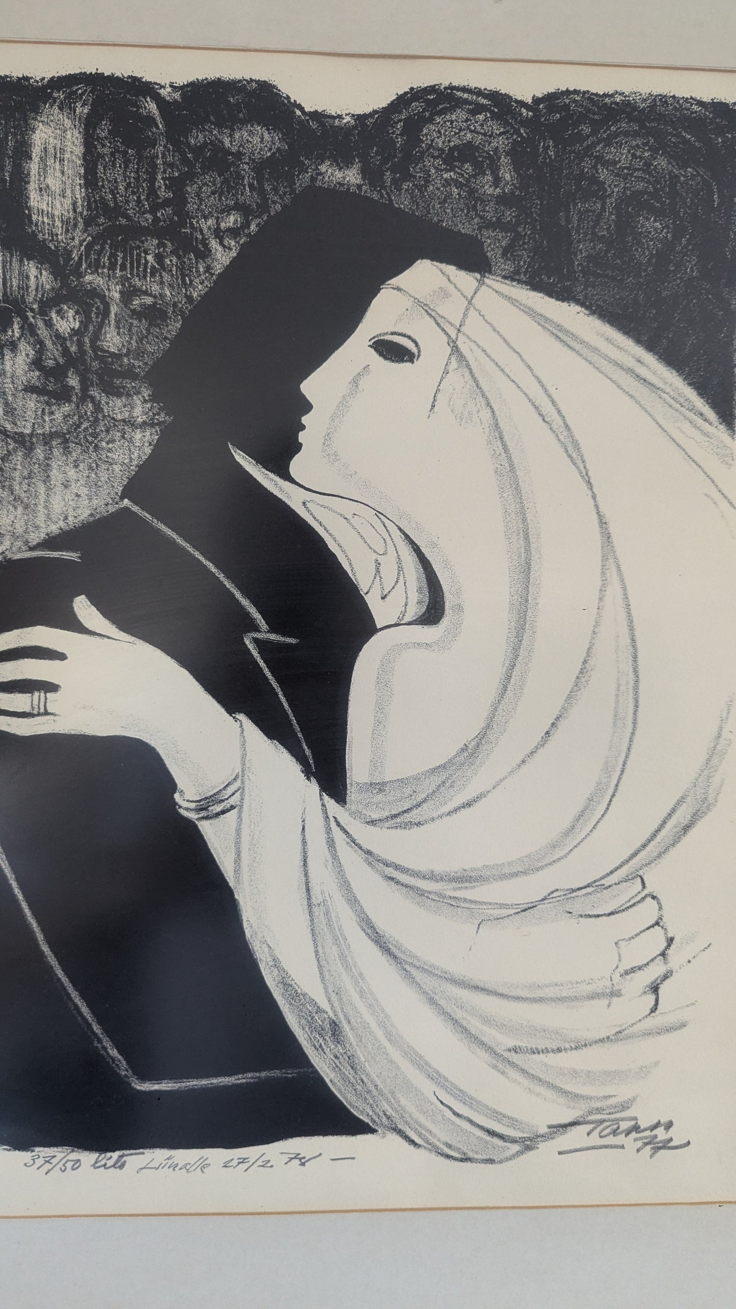 Tapio Tapiovaara - Signeerattu Litografia (1977)