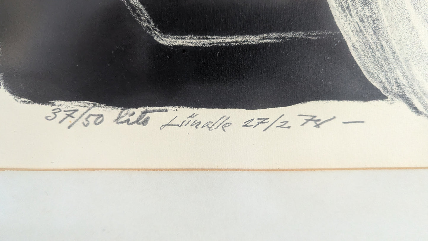 Tapio Tapiovaara - Signeerattu Litografia (1977)