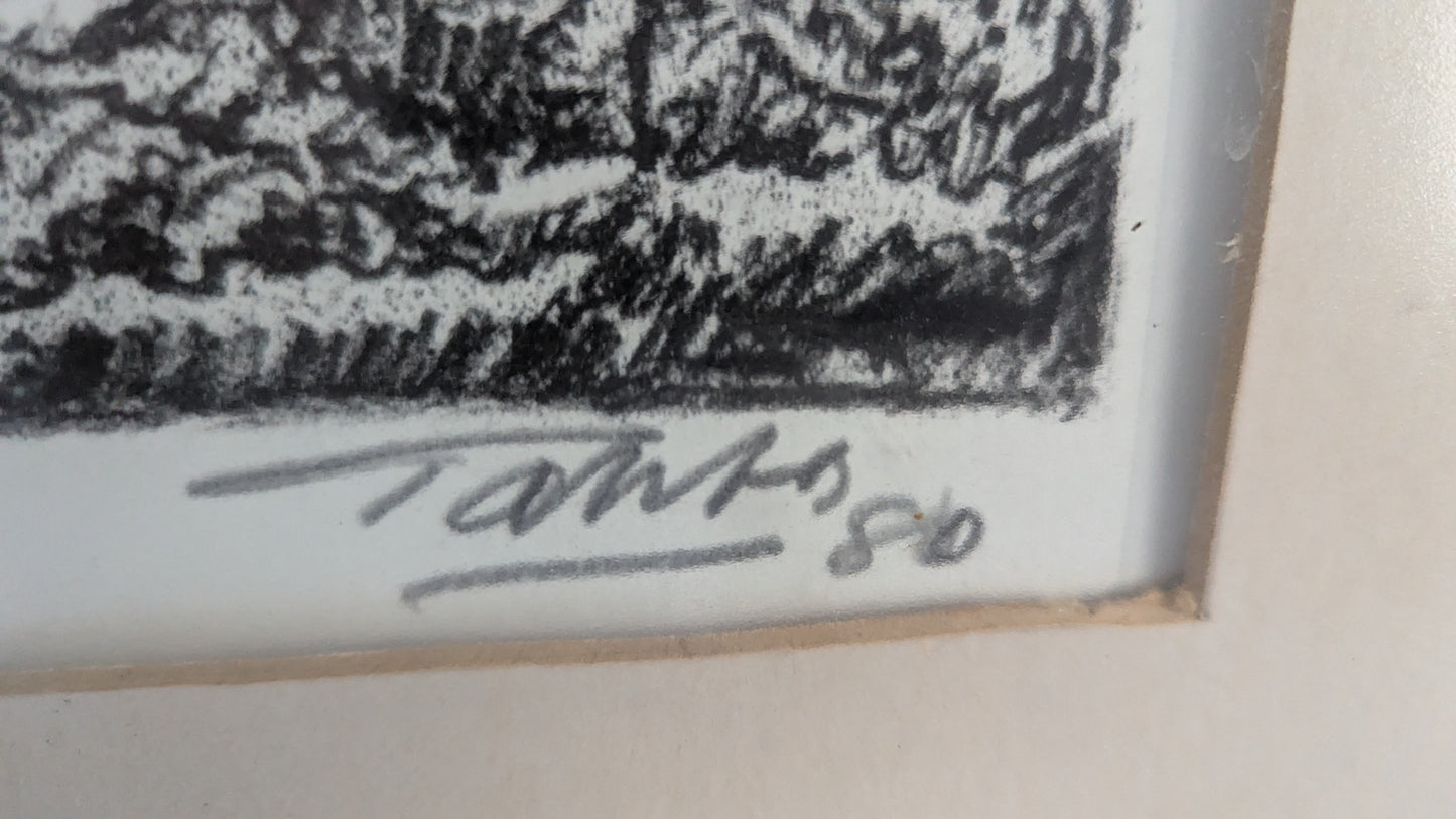 Tapio Tapiovaara - Sanajalka Kukkii II (Signeerattu Kivipiirros 1980)