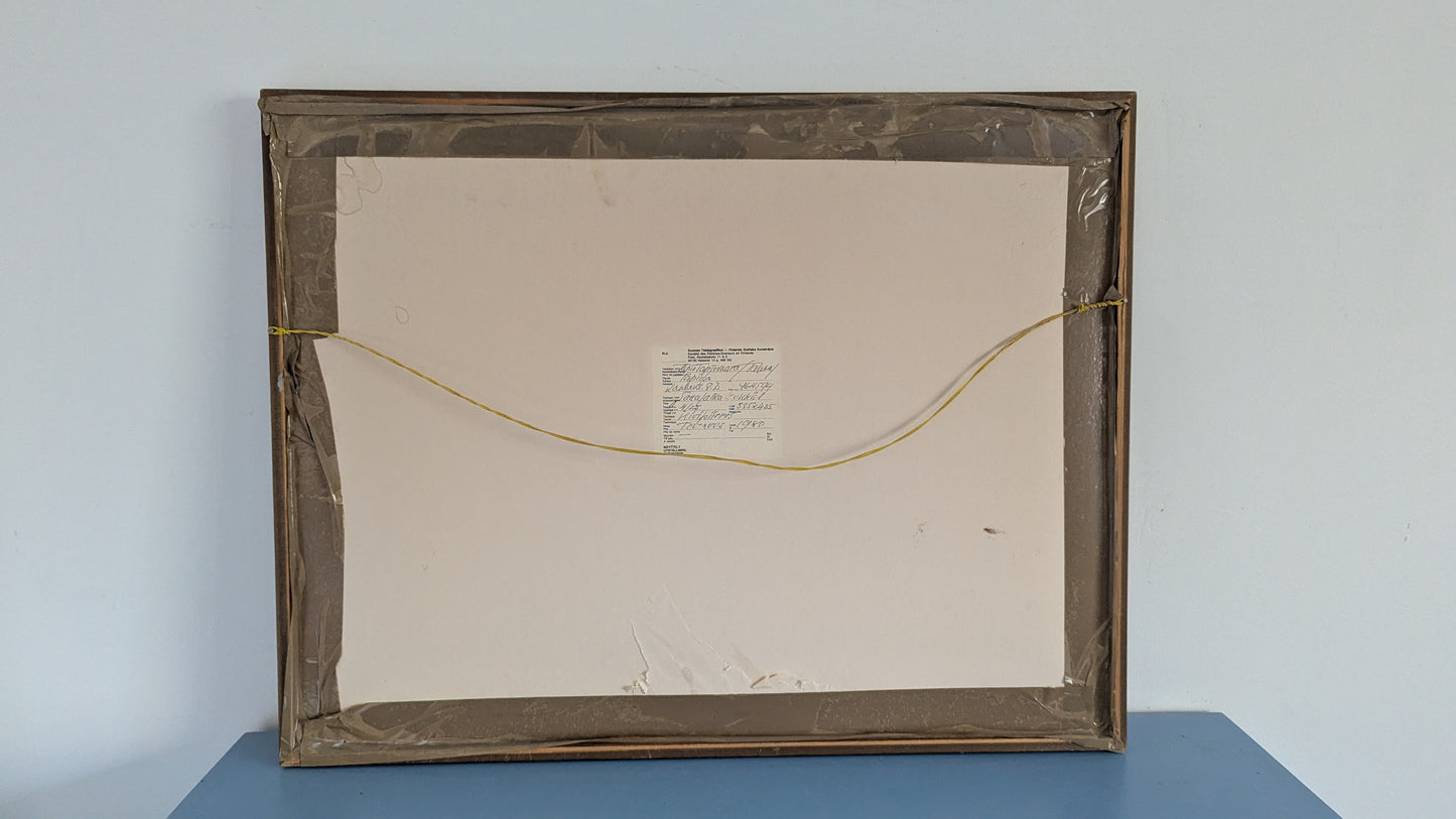 Tapio Tapiovaara - Sanajalka Kukkii II (Signeerattu Kivipiirros 1980)