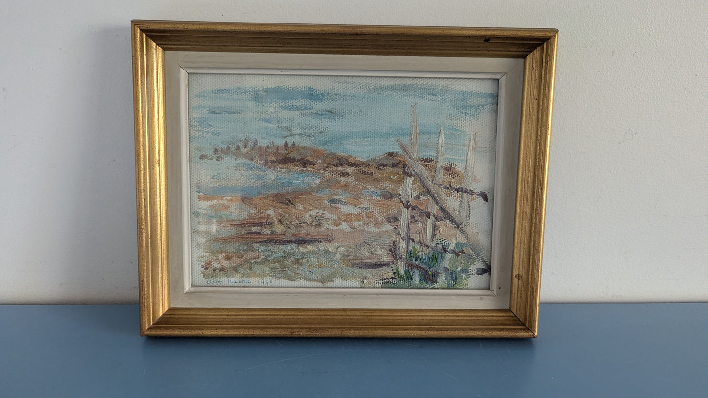 Alice Kaira - Signeerattu Öljyvärimaalaus (1965)