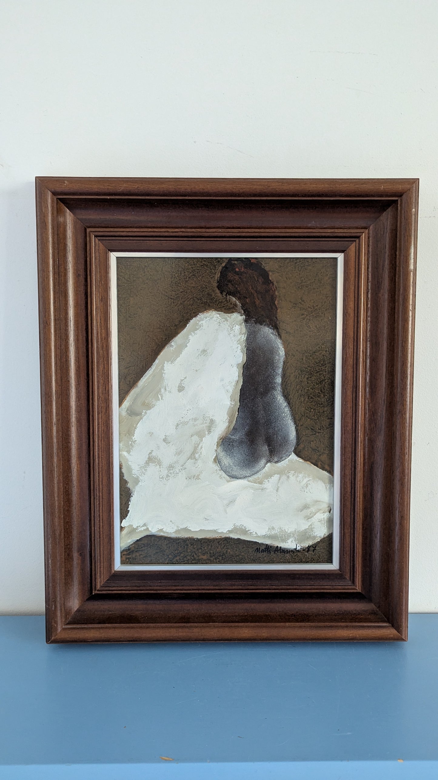 Matti Alapoti - Signeerattu Öljyvärimaalaus (1987)