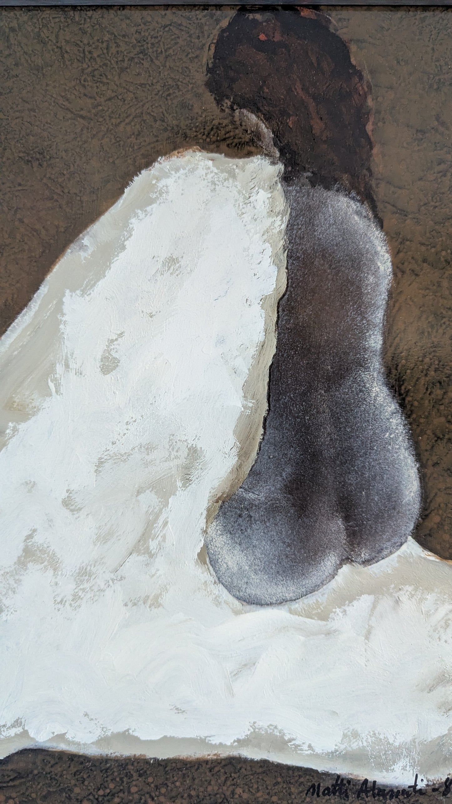 Matti Alapoti - Signeerattu Öljyvärimaalaus (1987)