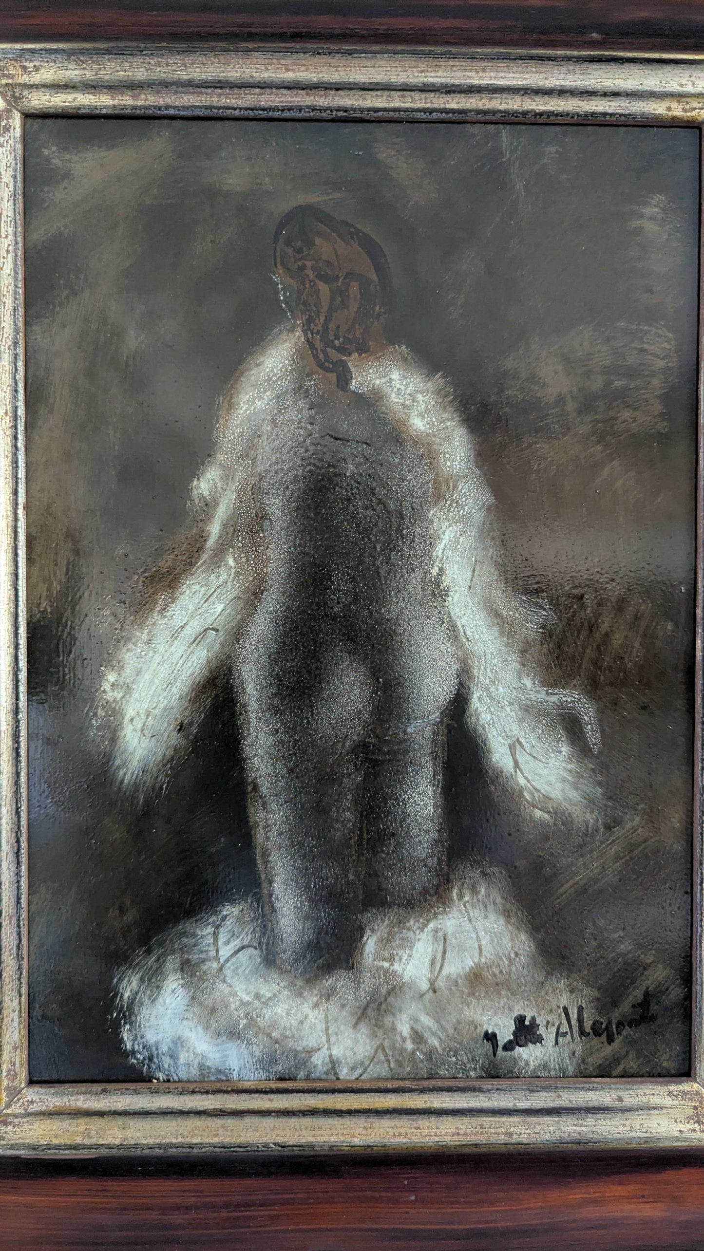 Matti Alapoti - Selkä (Signeerattu Öljyvärimaalaus)