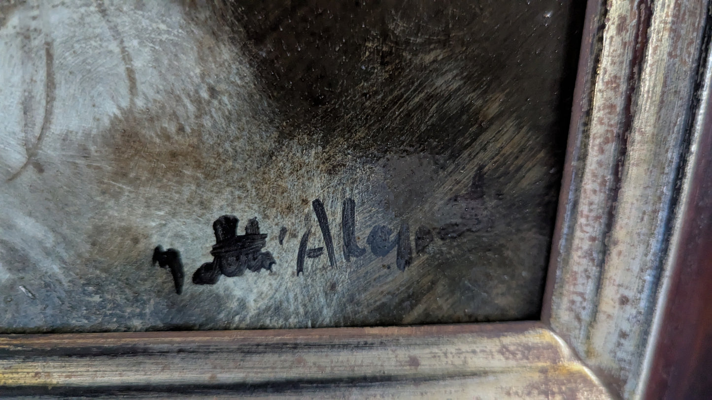 Matti Alapoti - Selkä (Signeerattu Öljyvärimaalaus)