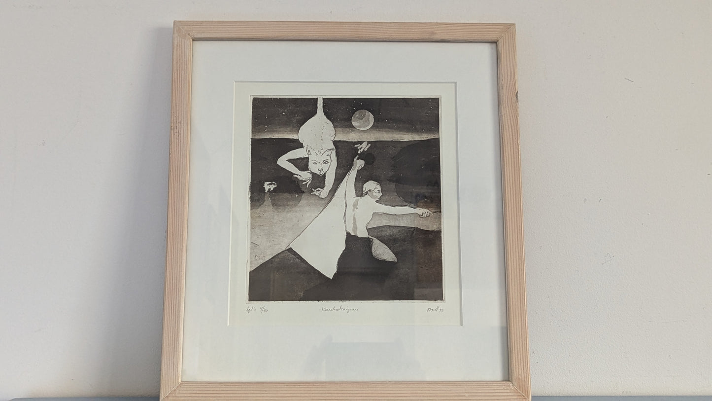 Sami Rinne - Kaukokaipuu (Signeerattu Etsaus 1995)