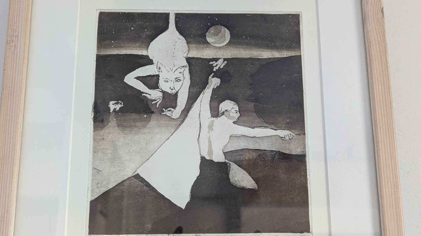 Sami Rinne - Kaukokaipuu (Signeerattu Etsaus 1995)