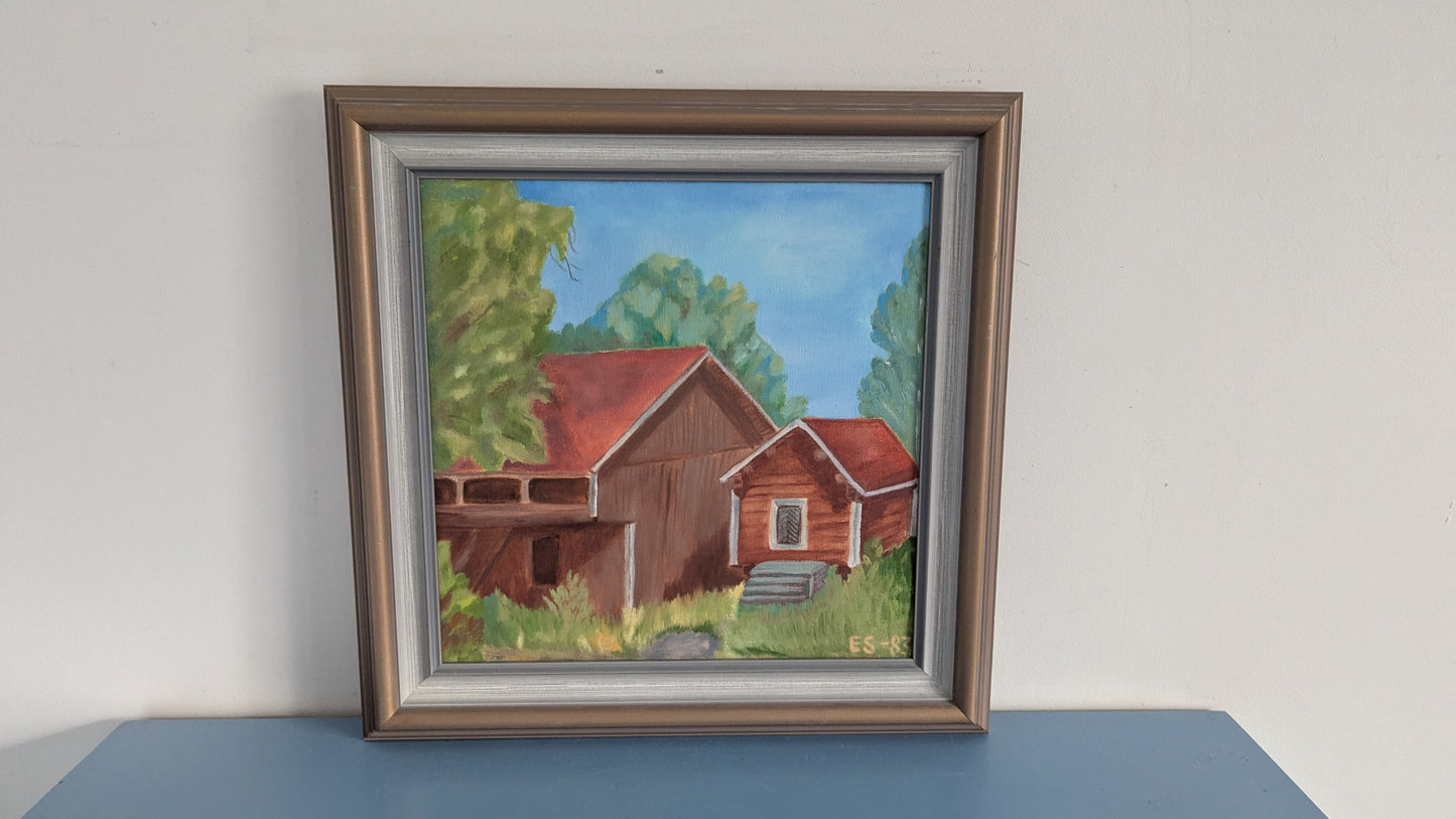 Eeva Savela - Signeerattu Öljyvärimaalaus (1983)