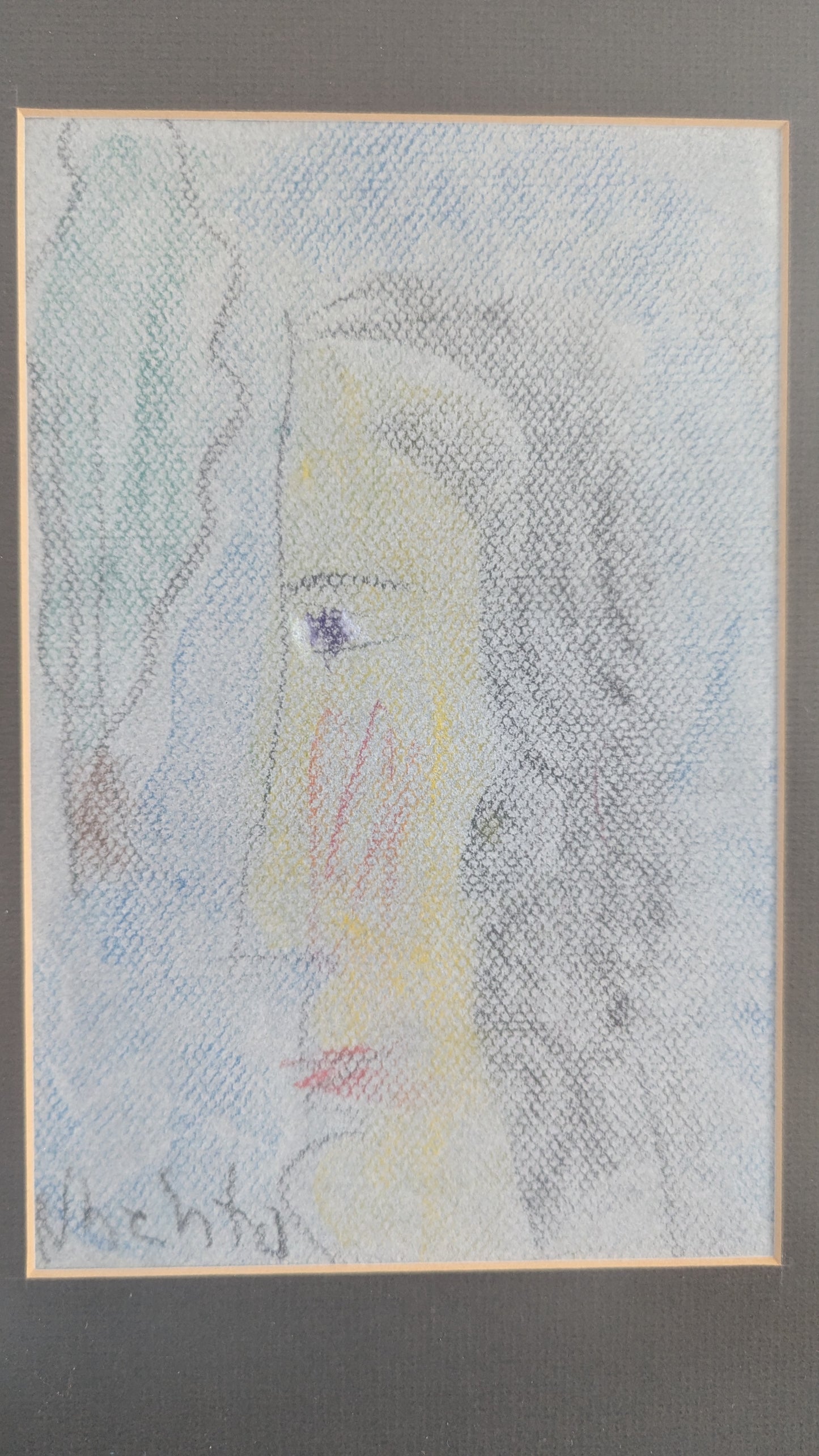 Nikolai Lehto - Signeerattu Pastellimaalaus