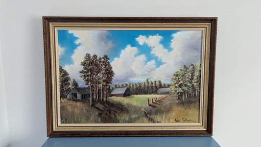 Harri Vallivaara - Signeerattu Öljyvärimaalaus (1984)