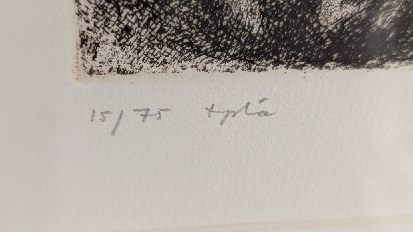 Simo Hannula - Merkkipäivä (Signeerattu Etsaus 1985, 15/75)