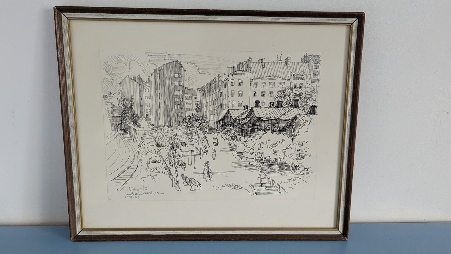 Ann-Cristine Österman - Hundramarksvillorna (Signeerattu Teos, 1979)