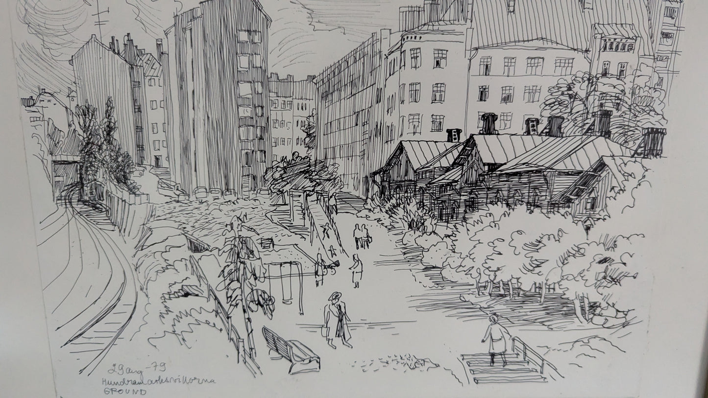 Ann-Cristine Österman - Hundramarksvillorna (Signeerattu Teos, 1979)