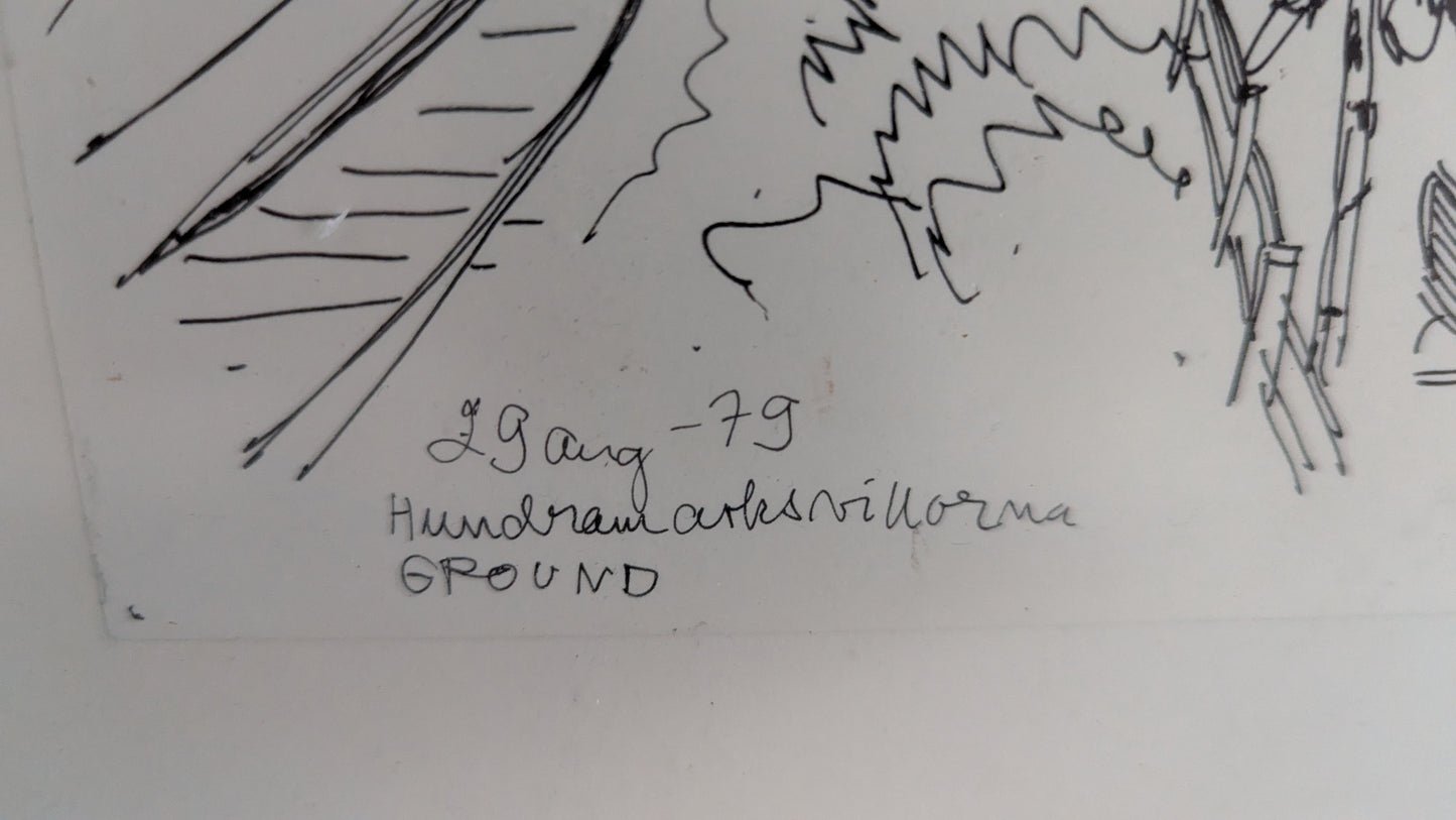 Ann-Cristine Österman - Hundramarksvillorna (Signeerattu Teos, 1979)