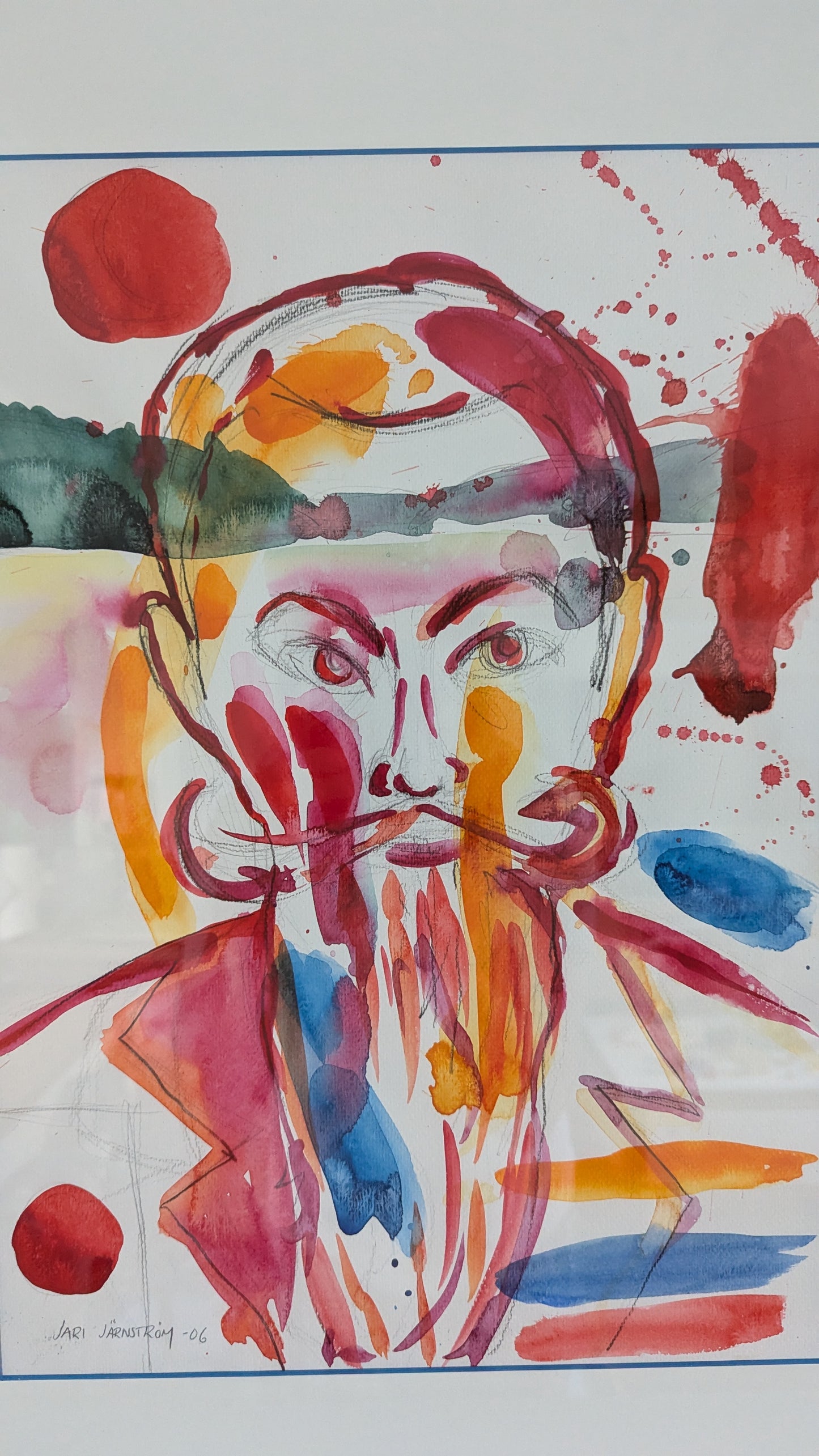 Jari Järnström - Signeerattu Sekatekniikka (Akvarelli / Lyijy, 2006)