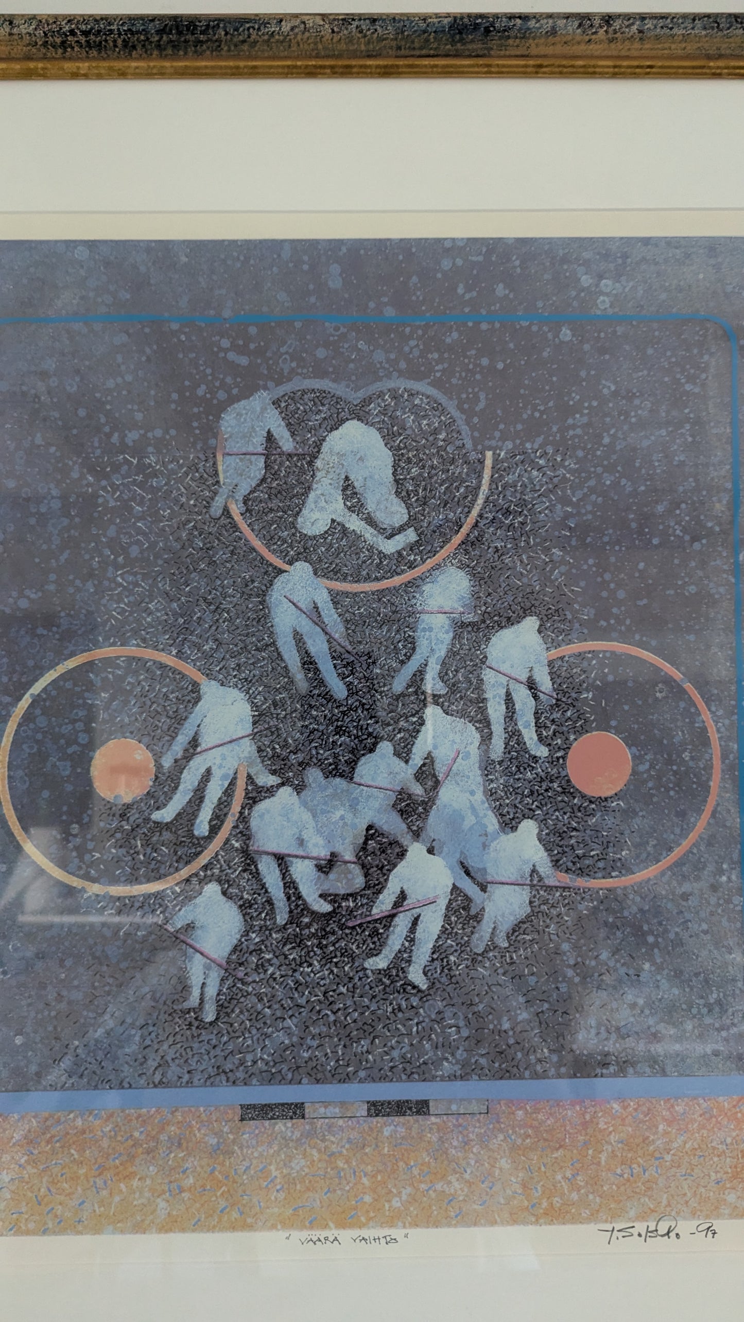 Juha Soisalo - Väärä Vaihto (Signeerattu Grafiikka 1997)