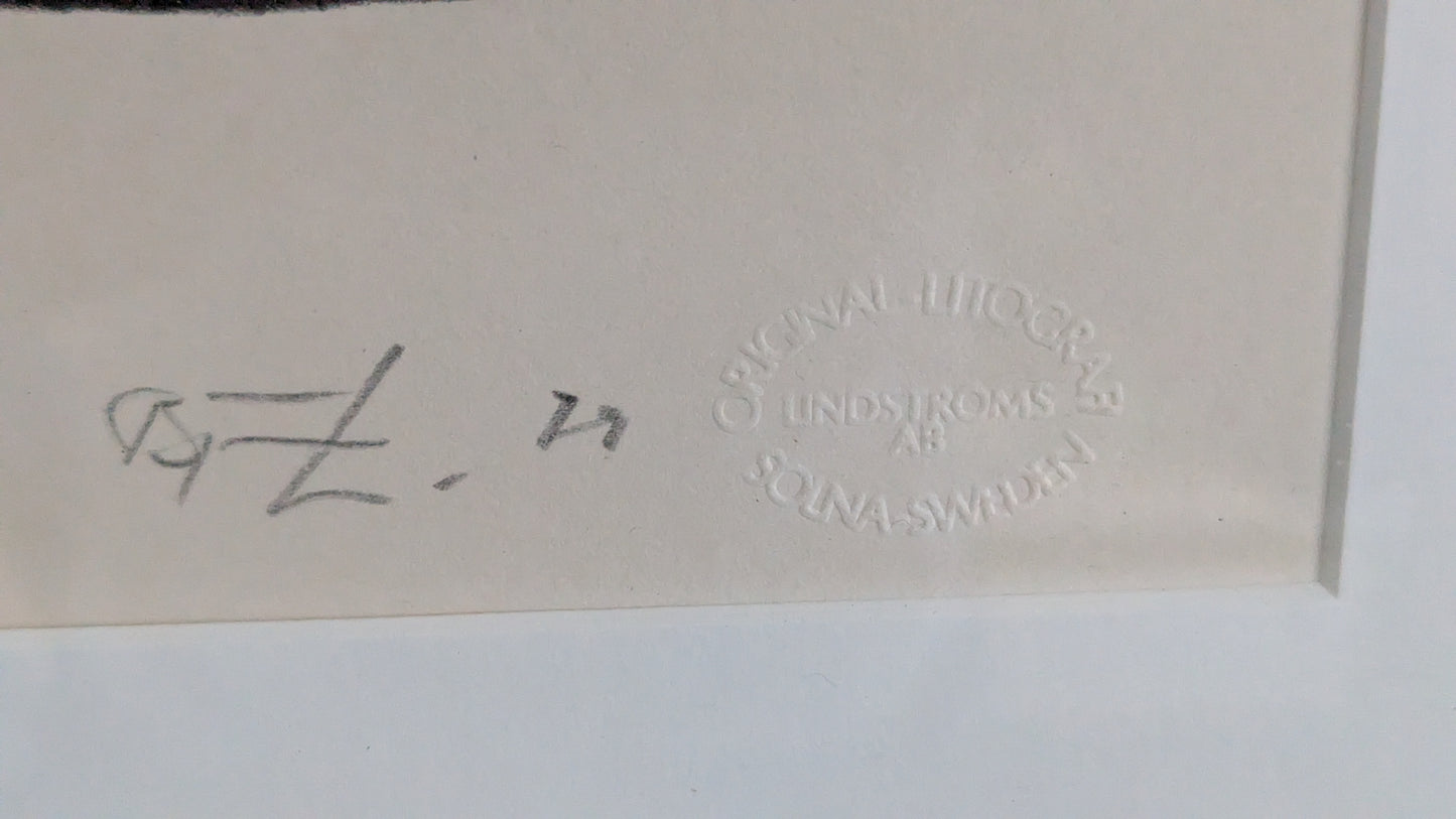 Björn Lindroth - Signeerattu Grafiikka (1979)