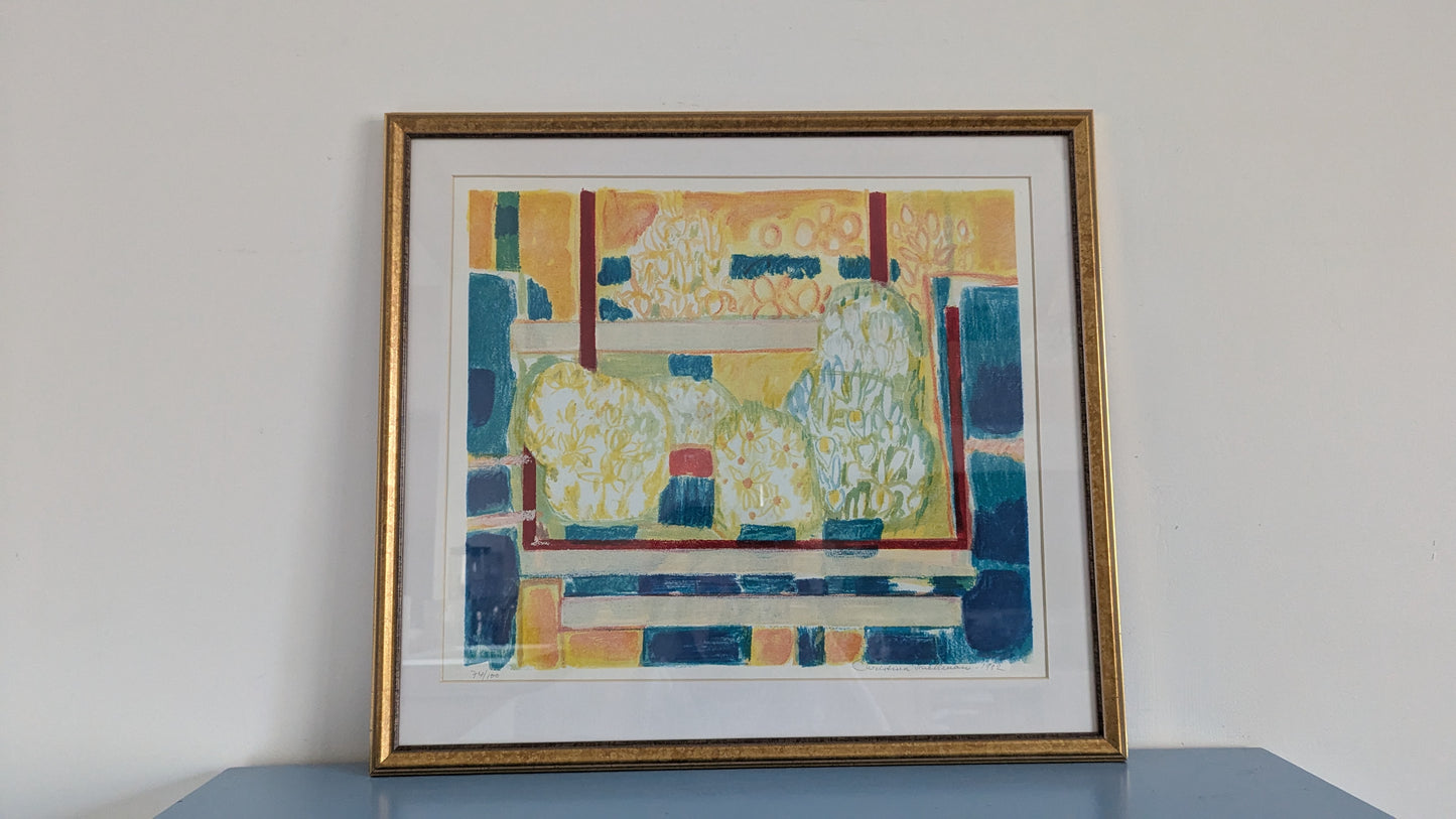 Christina Snellman -  Signeerattu Litografia (1982)