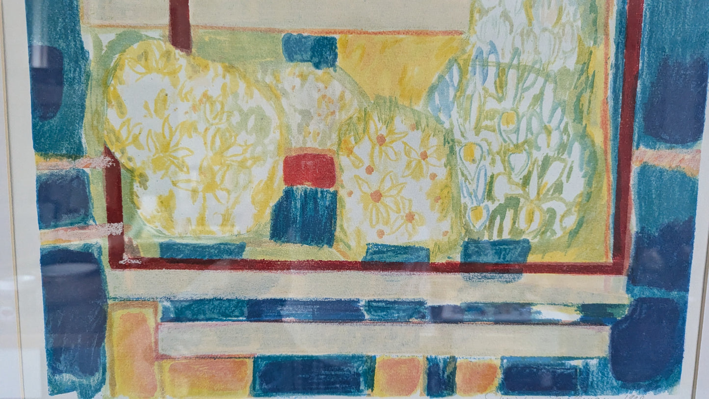 Christina Snellman -  Signeerattu Litografia (1982)