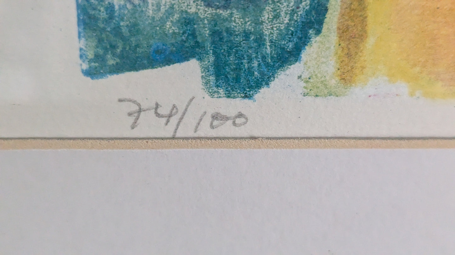 Christina Snellman -  Signeerattu Litografia (1982)