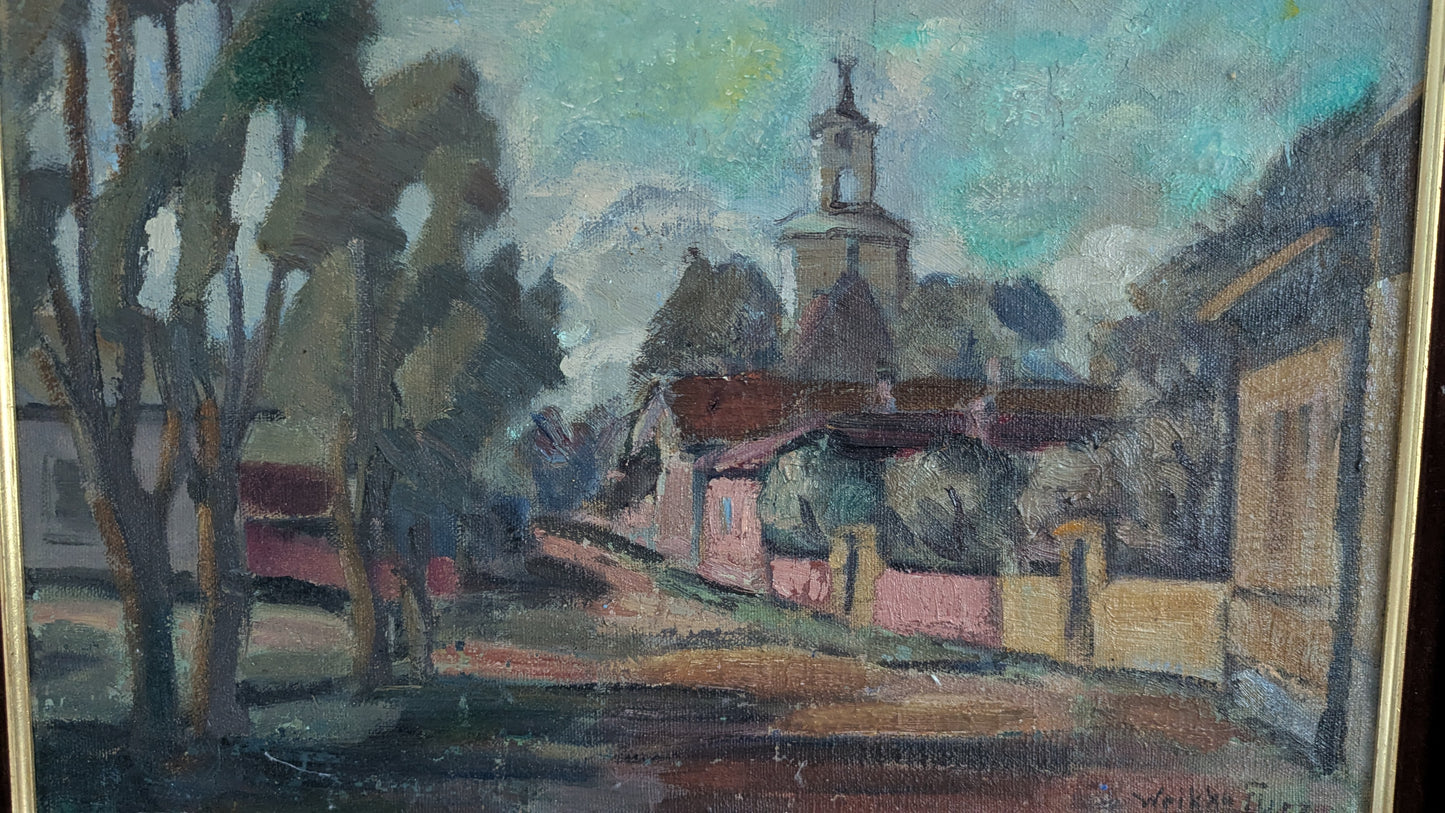 Weikko Puro - Signeerattu Öljyvärimaalaus (1925)