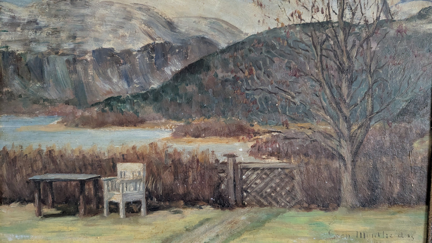 Signeerattu Öljyvärimaalaus (1945)