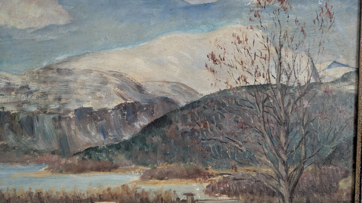 Signeerattu Öljyvärimaalaus (1945)