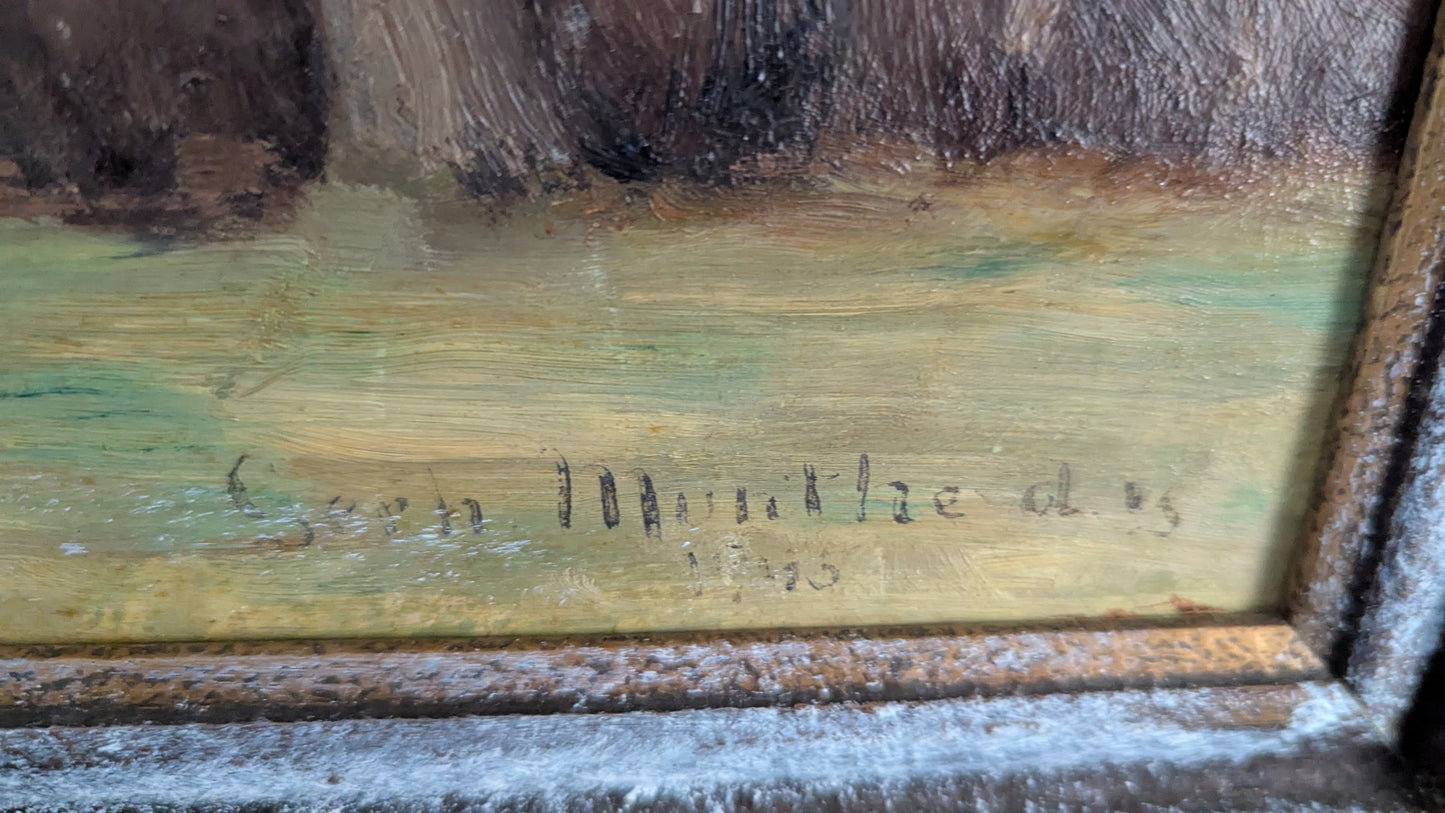 Signeerattu Öljyvärimaalaus (1945)