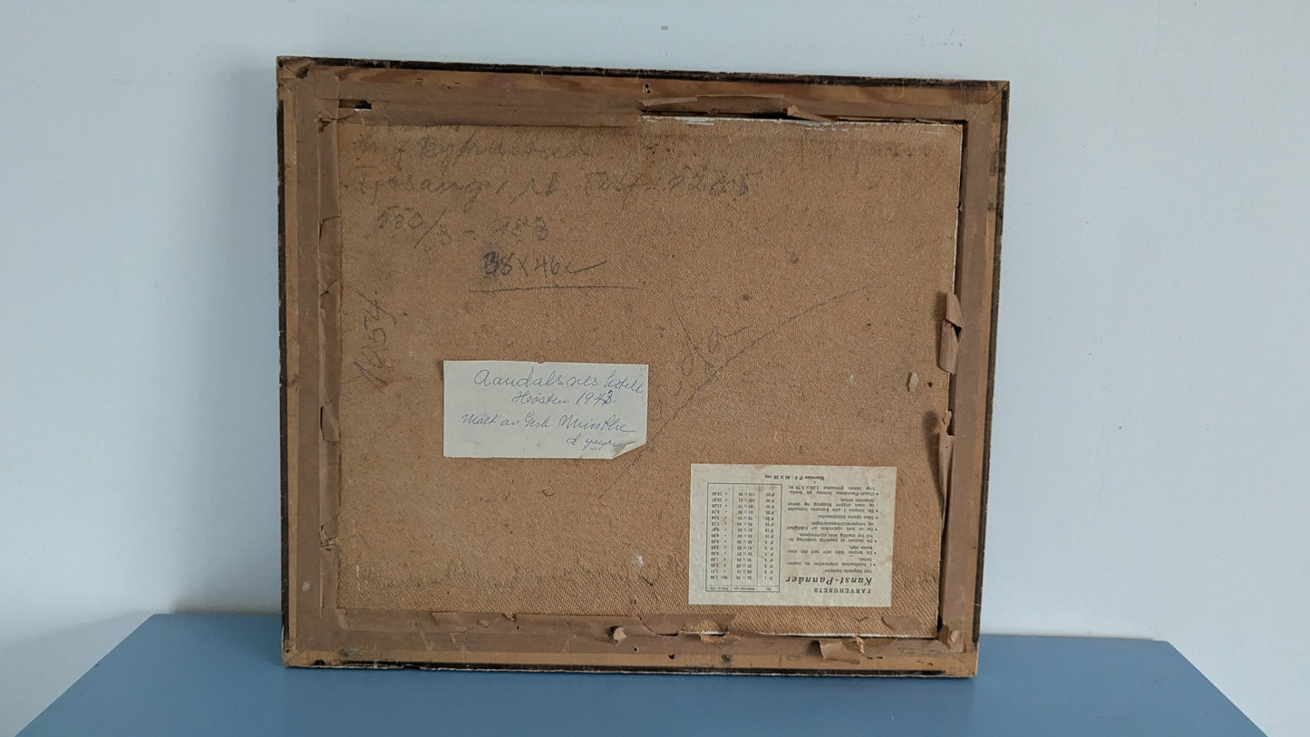 Signeerattu Öljyvärimaalaus (1945)