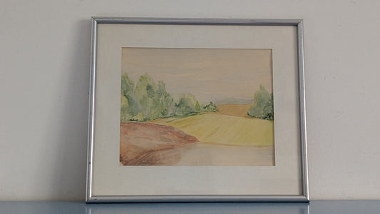 T.Huovilainen - Signeerattu Akvarellimaalaus (1953)