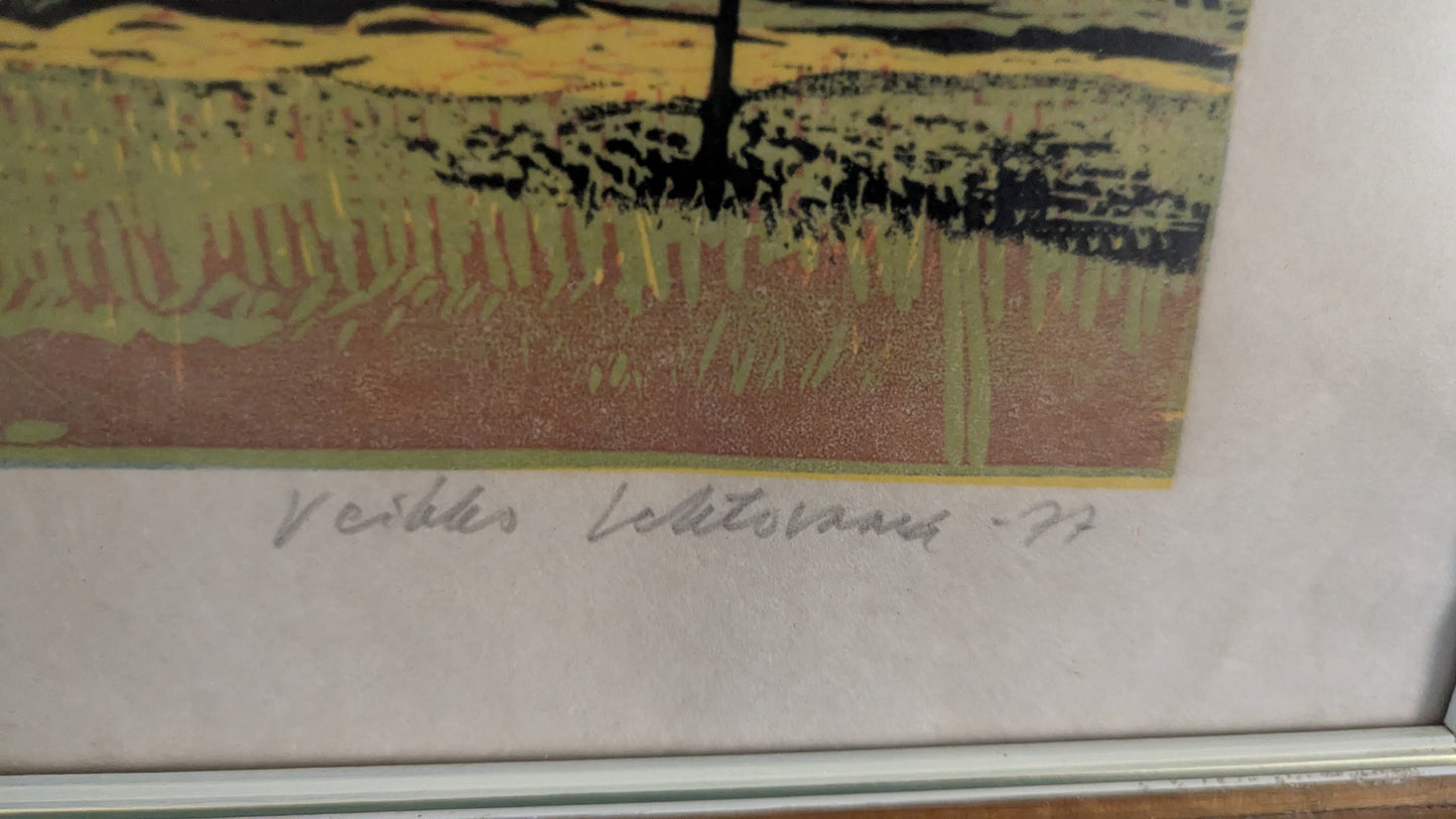 Veikko Lehtovaara - Signeerattu Värietsaus (1977)