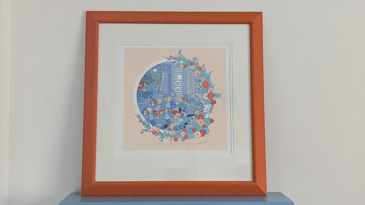 Raimo Huittinen - Päivätanssit (Signeerattu Grafiikka 1997)