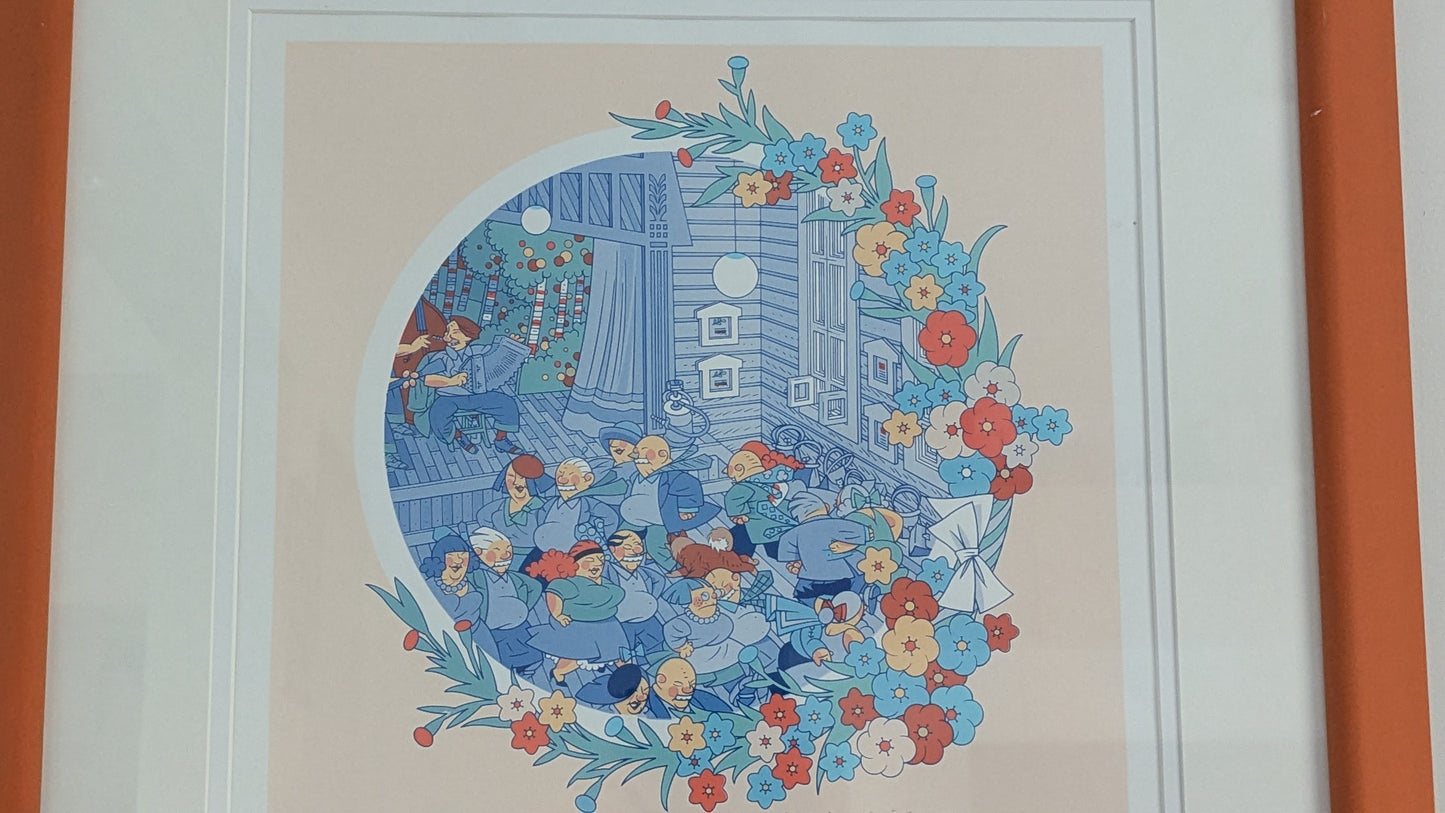 Raimo Huittinen - Päivätanssit (Signeerattu Grafiikka 1997)