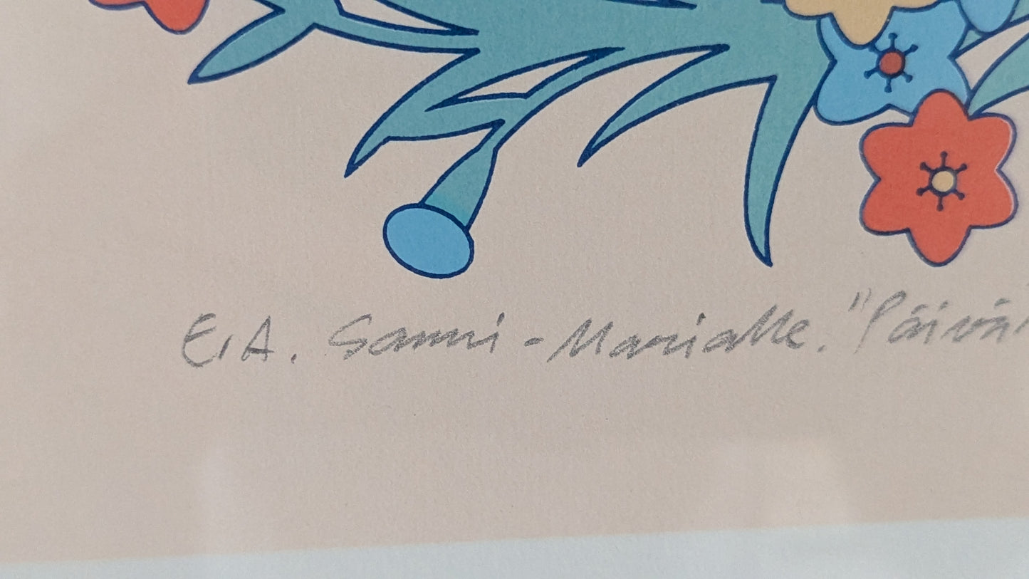 Raimo Huittinen - Päivätanssit (Signeerattu Grafiikka 1997)
