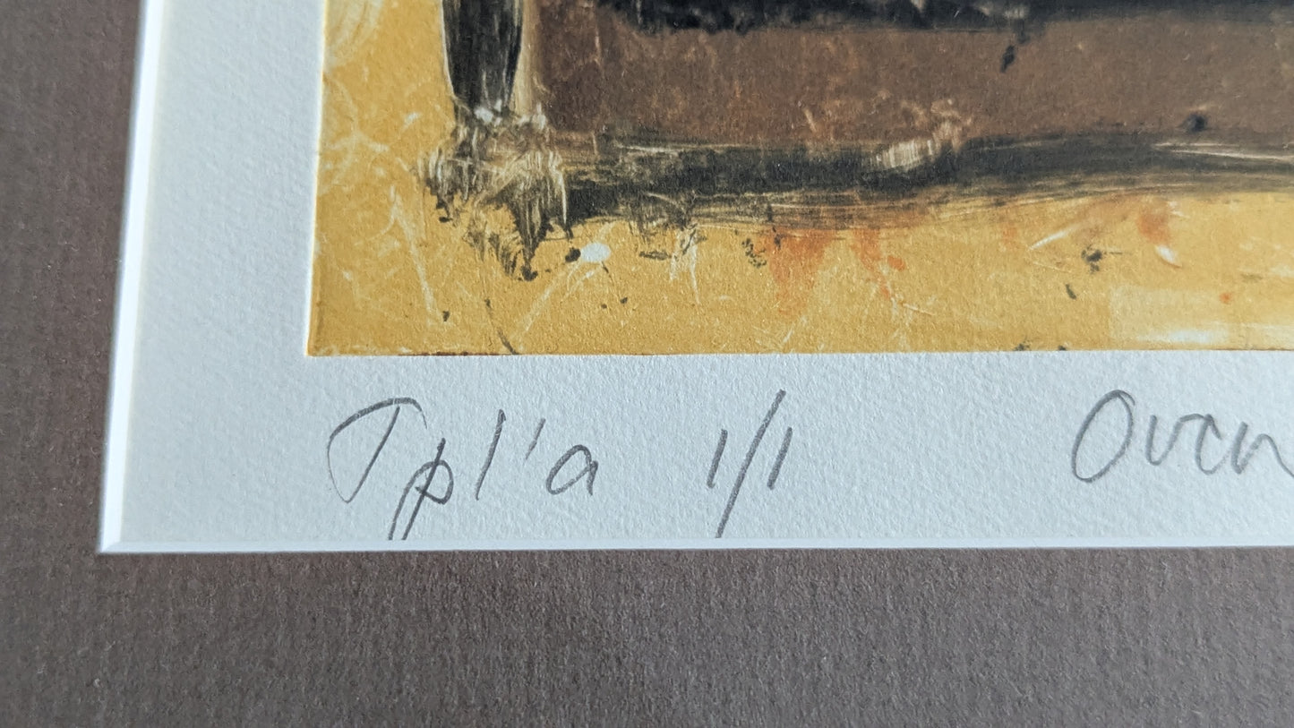 Oven Takaa Tarina (Signeerattu Monotypia 1/1 2009)