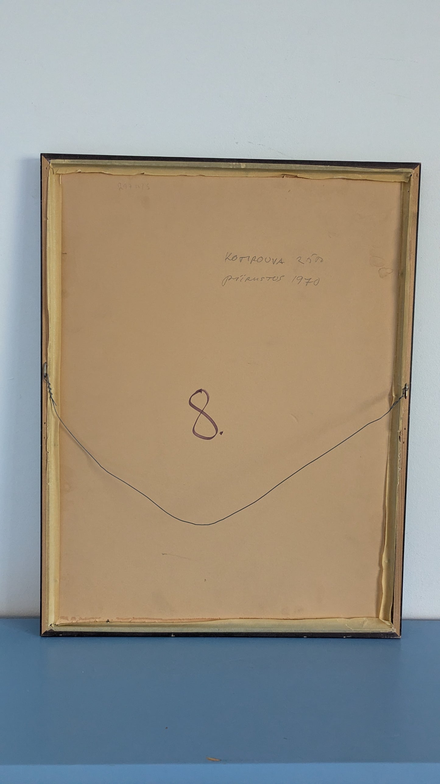 Pertti Kolehmainen - Kotirouva (Signeerattu Tussityö 1970)