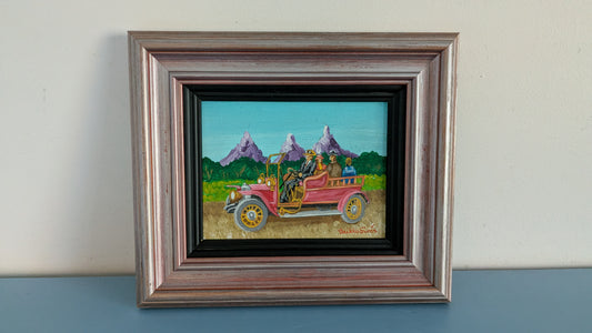 Veikko Siren - Delanhaye 1912 (Signeerattu Öljyvärimaalaus)