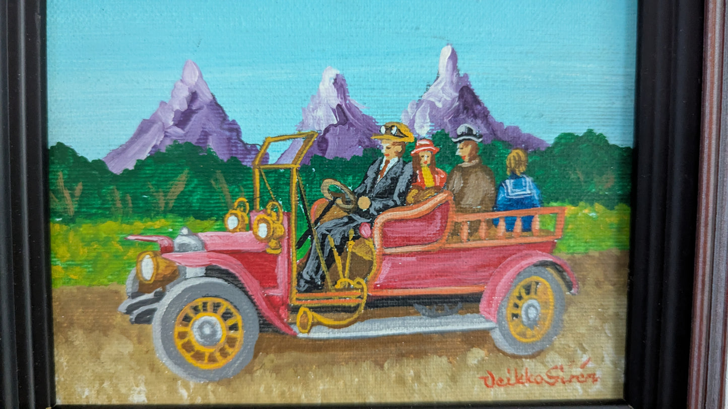 Veikko Siren - Delanhaye 1912 (Signeerattu Öljyvärimaalaus)