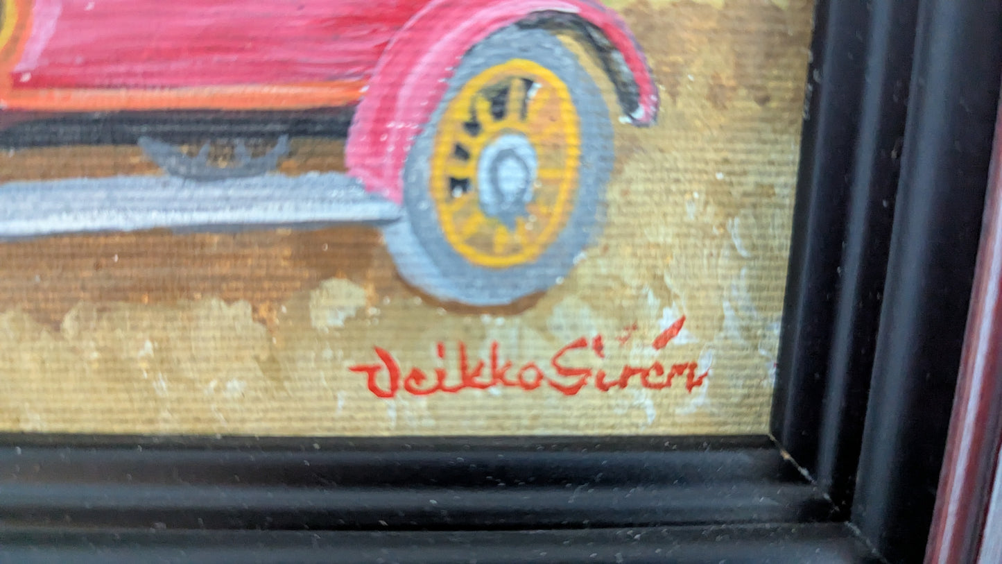 Veikko Siren - Delanhaye 1912 (Signeerattu Öljyvärimaalaus)