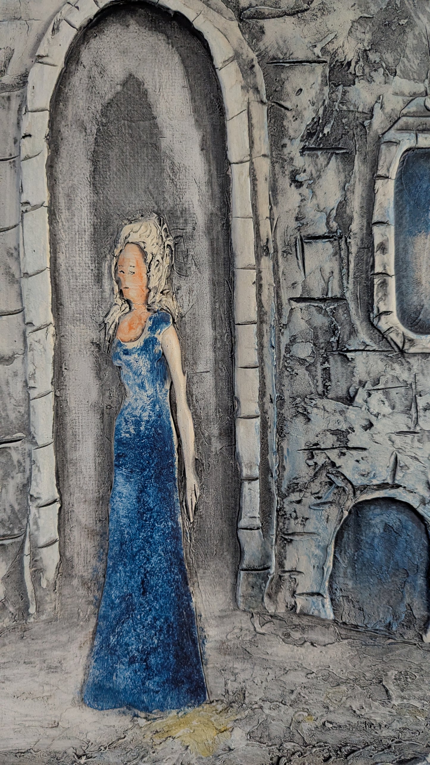 Pauli Antero Rapo - Olavinlinna Taru (Signeerattu Massatekniikkatyö 1973)