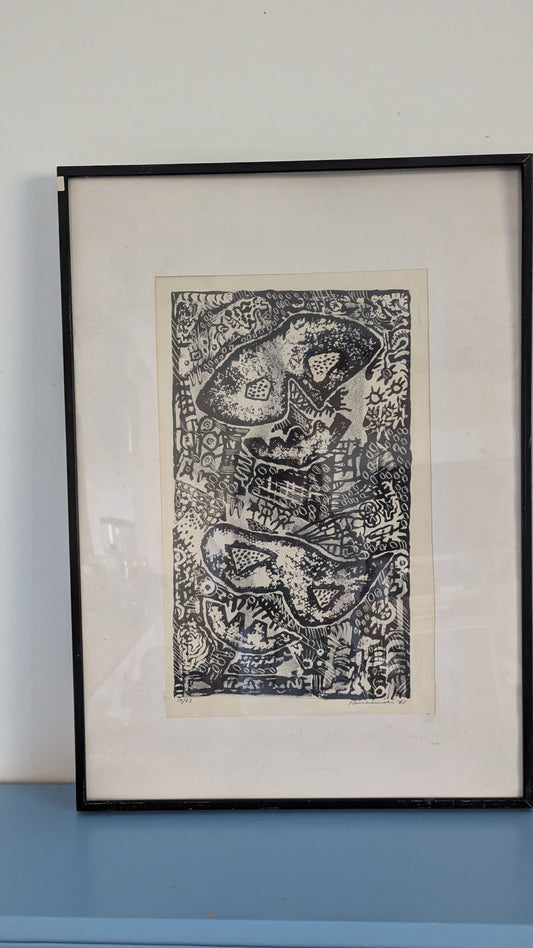 Heimo Riihimäki - Signeerattu Grafiikka (1961)