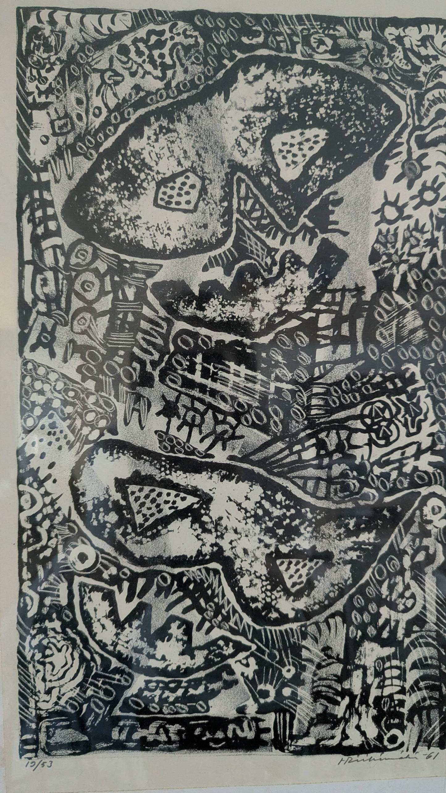 Heimo Riihimäki - Signeerattu Grafiikka (1961)