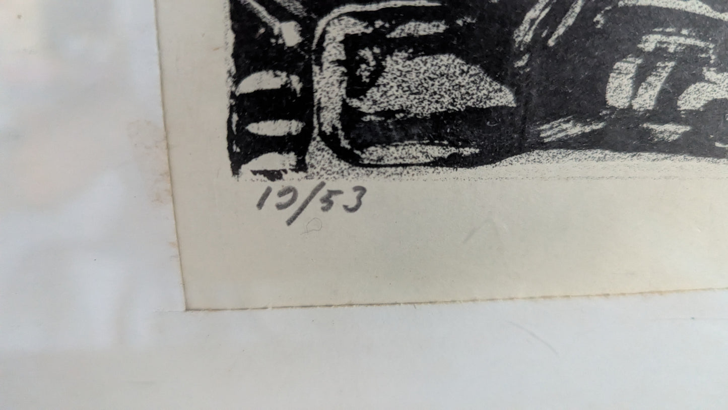 Heimo Riihimäki - Signeerattu Grafiikka (1961)