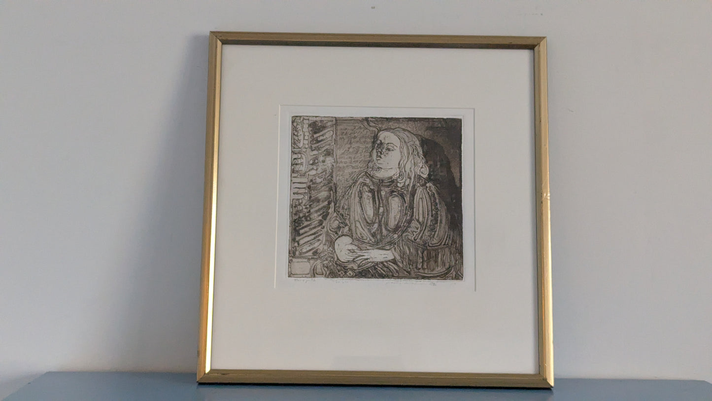 Pertti Kolehmainen - Sibu (Signeerattu Etsaus 1982)